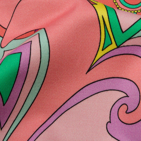 Stretch Cotton Sateen - Blue and Purple Floral - Holy Grail Print - Mood Exclusive Groove Collection