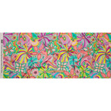 Stretch Cotton Sateen - Blue and Purple Floral - Holy Grail Print - Mood Exclusive Groove Collection