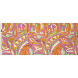 Stretch Cotton Sateen - Purple, Pink and Orange Paisley and Abstract - Surf City Psychedelia Print - Mood Exclusive Groove Collection
