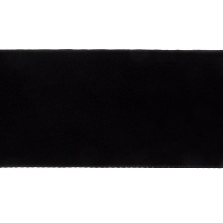 Japanese Black Rayon Velvet Ribbon - 1.5"