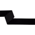 Japanese Black Rayon Velvet Ribbon - 1.5"