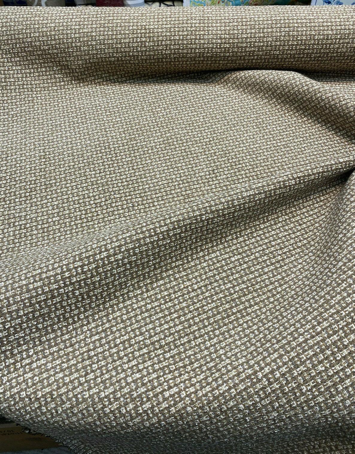 Rizzio Sand Chenille Fabric - Sand Bronze Beige Antique Gold, 54" Width (1 Yard)