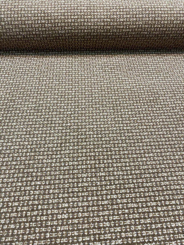 Rizzio Sand Chenille Fabric - Sand Bronze Beige Antique Gold, 54" Width (1 Yard)