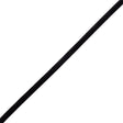Japanese Black Rayon Velvet Ribbon - 0.25"