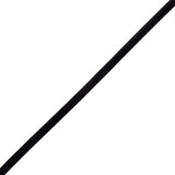 Japanese Black Rayon Velvet Ribbon - 0.25"