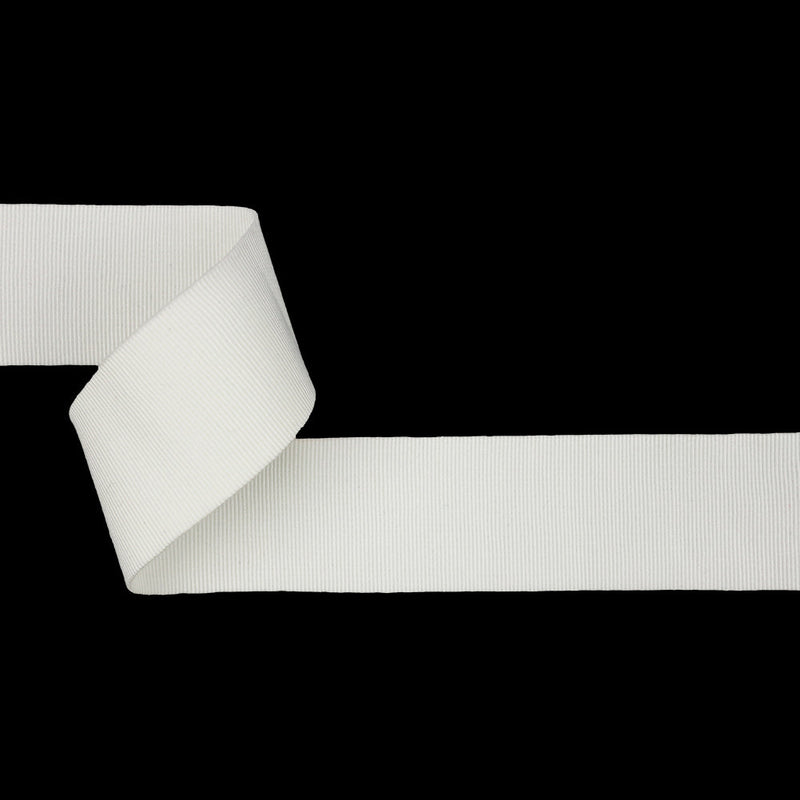 Ivory Stretch Grosgrain Trim - 1.625"