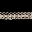 Pale Peach Scalloped Classic Crochet Lace Trim - 2"
