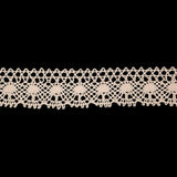 Pale Peach Scalloped Classic Crochet Lace Trim - 2"
