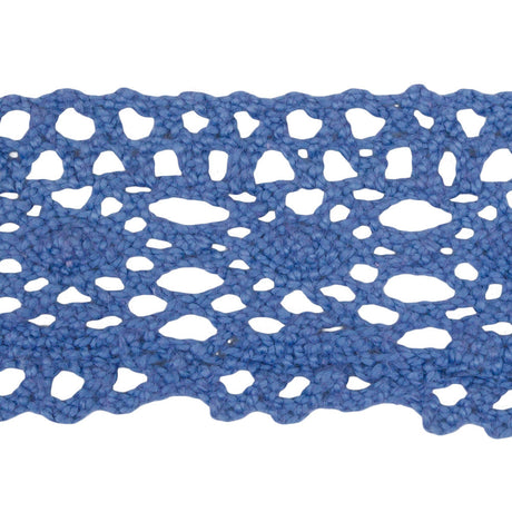 Sky Blue Classic Crochet Lace Trim - 2"