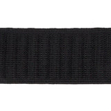 Black Ribbed Elastic Trim - 1.375"