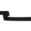 Black Ribbed Elastic Trim - 1"