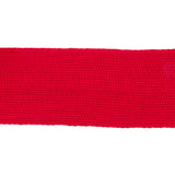 Red Cotton Knit Foldover Trim - 1.25"