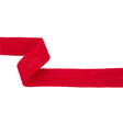 Red Cotton Knit Foldover Trim - 1.25"