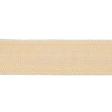 Beige Cotton Knit Foldover Trim - 0.875"