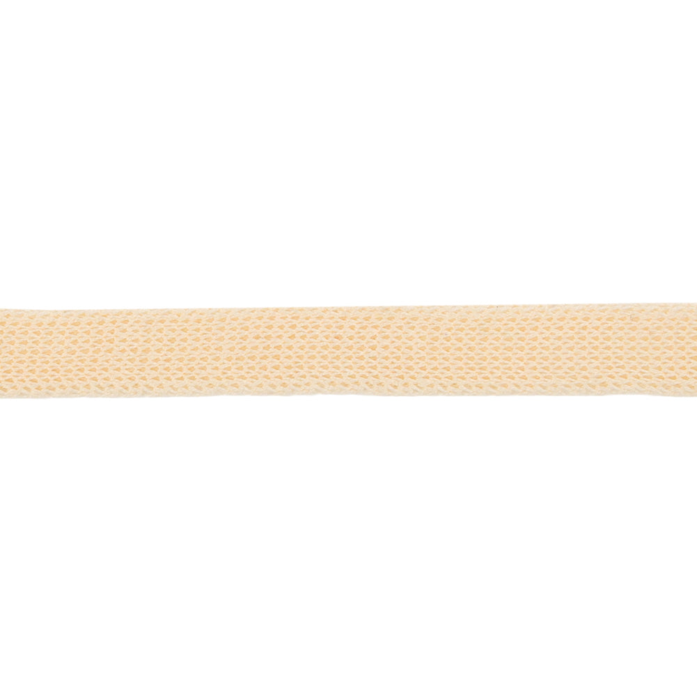Beige Cotton Knit Trim Tape - 0.375"