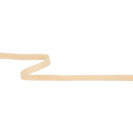 Beige Cotton Knit Trim Tape - 0.375"