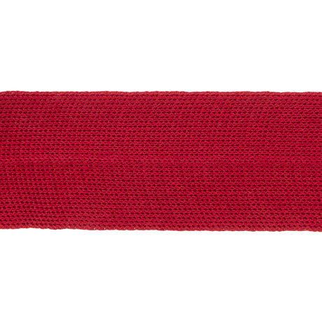 Carmine Cotton Knit Foldover Trim - 1.25"