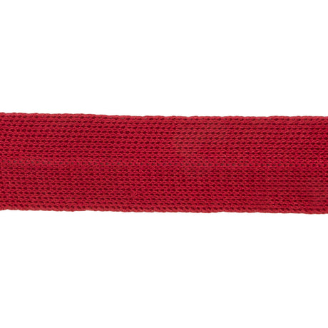 Carmine Cotton Knit Foldover Trim - 0.875"