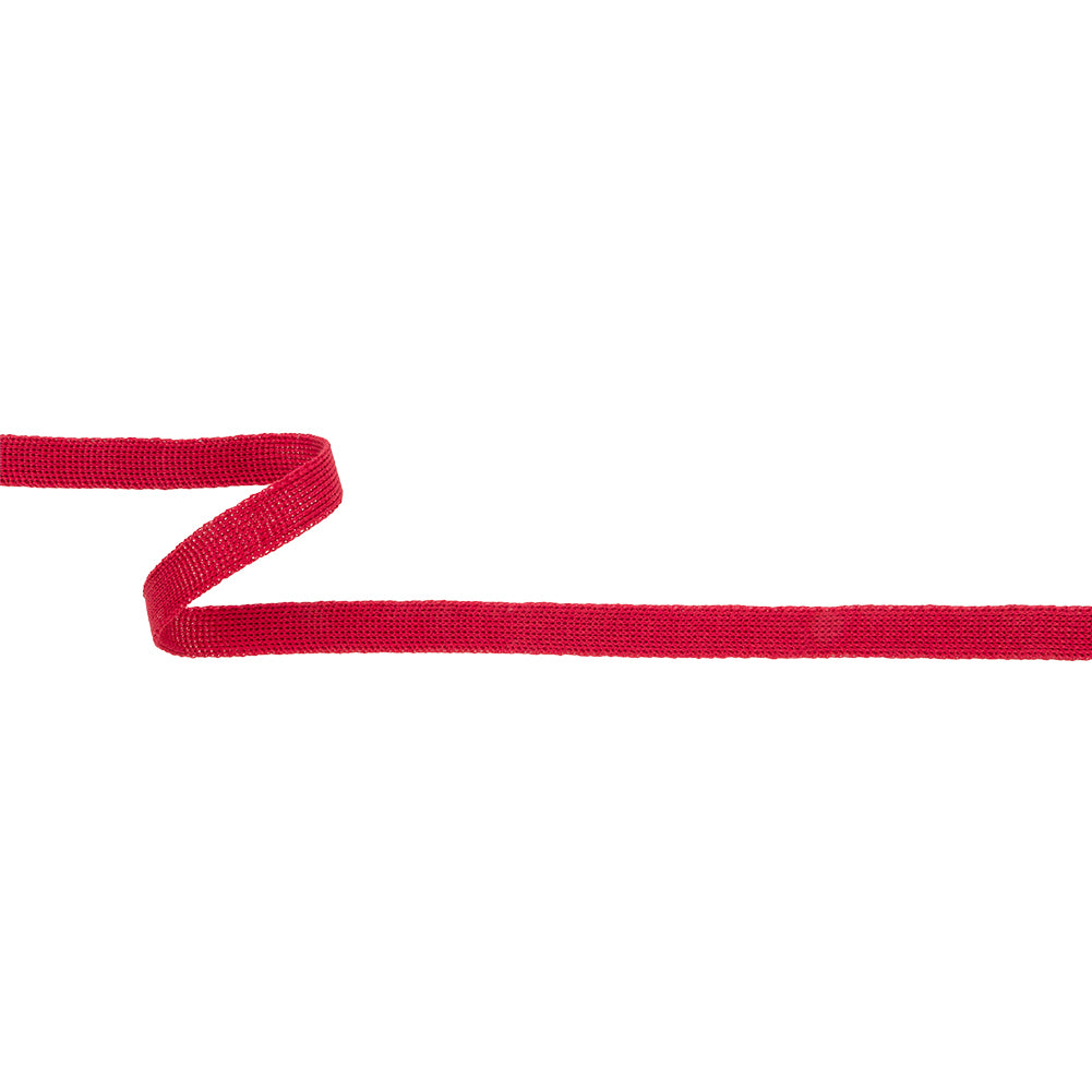 Carmine Cotton Knit Trim Tape - 0.375"
