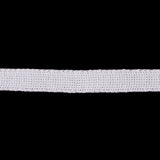 White Cotton Knit Trim Tape - 0.375"
