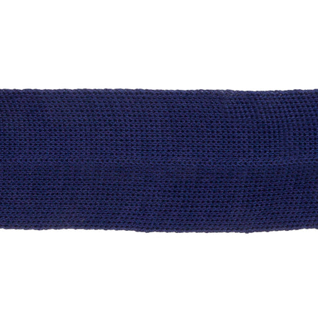 Navy Cotton Knit Foldover Trim - 1.25"