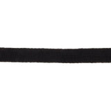 Black Cotton Knit Trim Tape - 0.375"