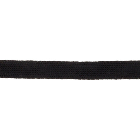 Black Cotton Knit Trim Tape - 0.375"