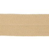 Khaki Cotton Knit Foldover Trim - 1.25"