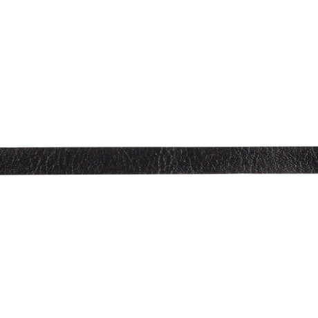 Caviar Textured Faux Leather Tape Trim with Knit Back - 0.25"