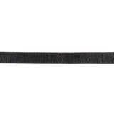 Black Textured Double Faced Faux Leather Tape Trim - 0.25"
