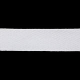 White Cotton Twill Tape - 0.875"