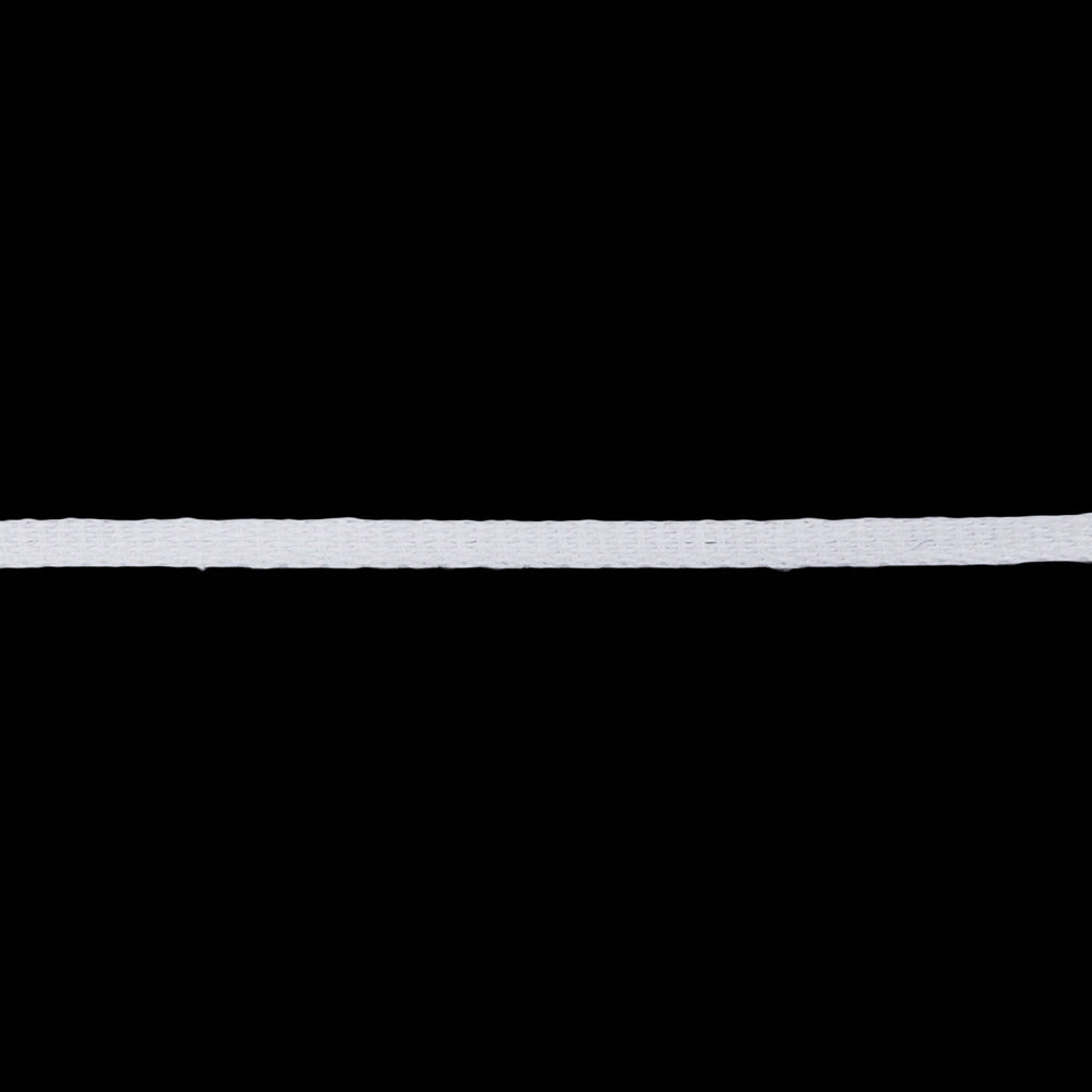 White Cotton Twill Tape - 0.125"