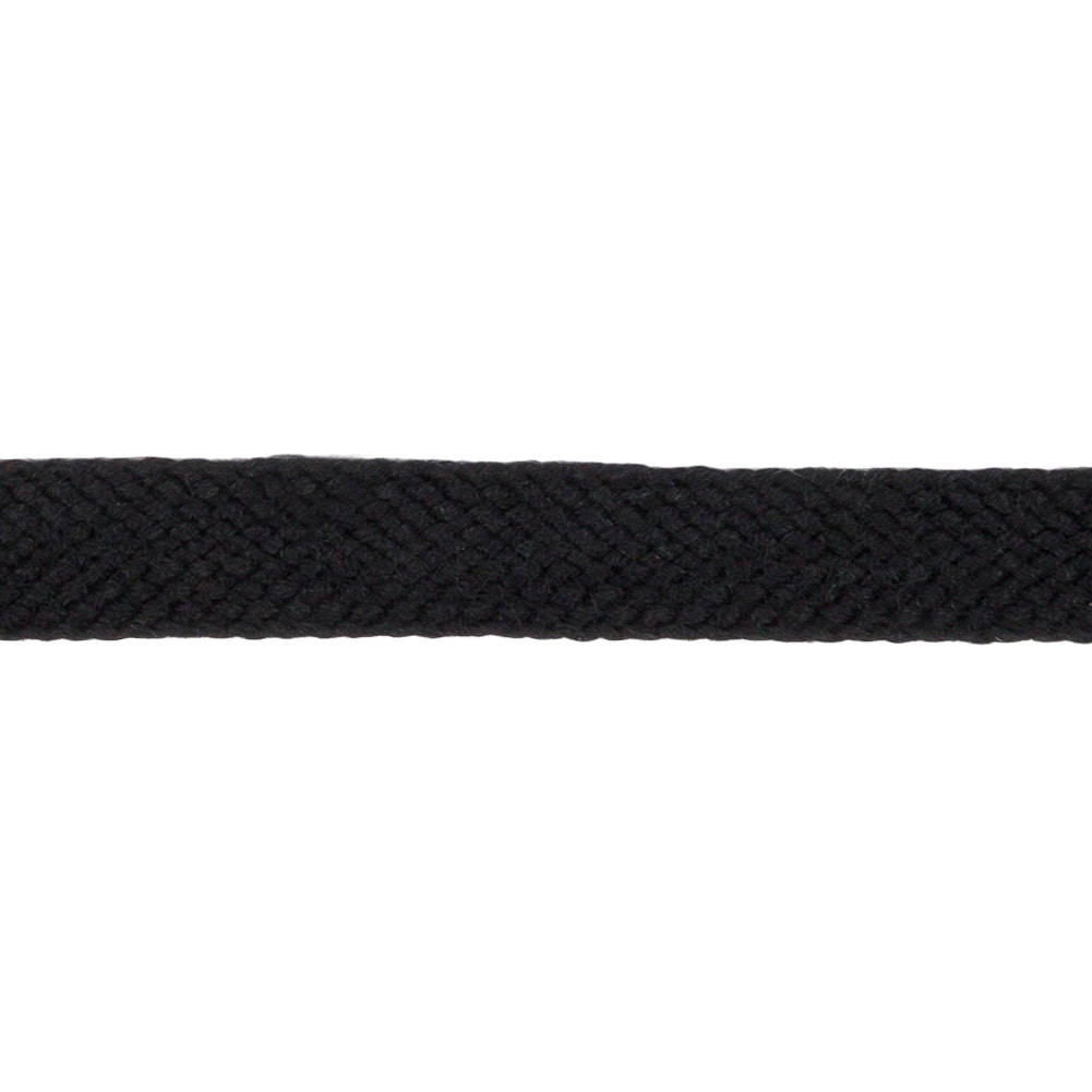Black Wool Twill Tape - 0.5"