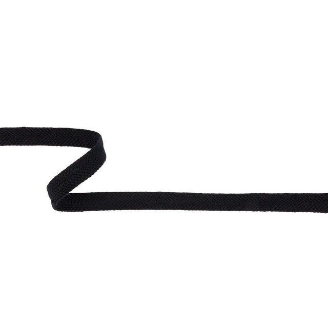 Black Wool Twill Tape - 0.5"