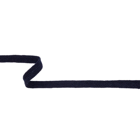 Midnight Wool Twill Tape - 0.5"