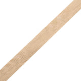 Beige Wool Braided Tape - 0.75"
