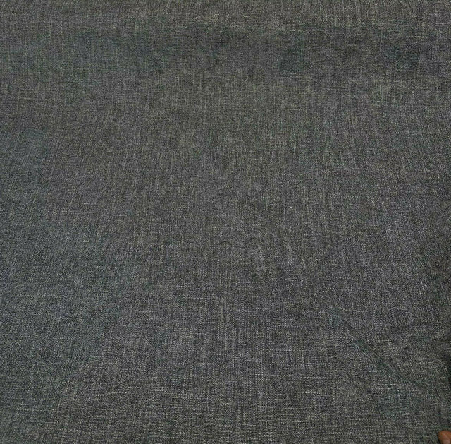 Mitchelle Charcoal Soft Chenille Upholstery Fabric - Charcoal Heather Effect, 54" Width (1 Yard)