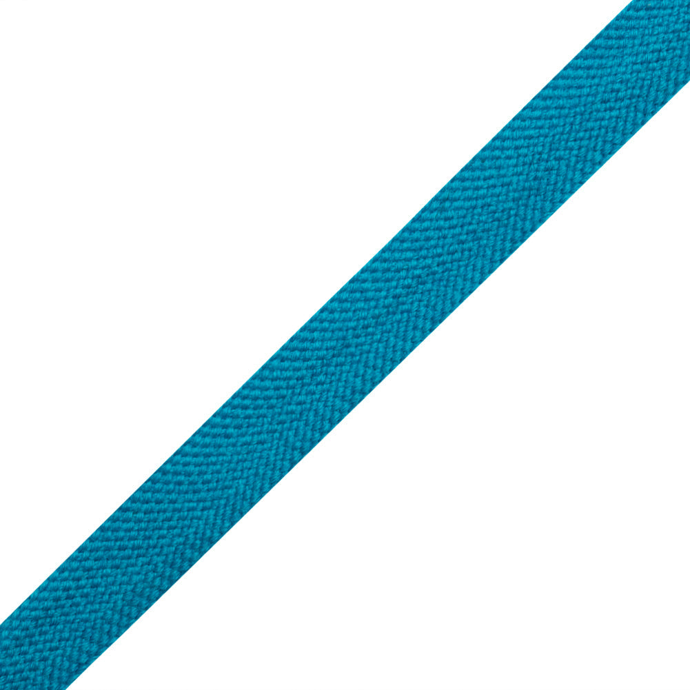 Turquoise Wool Braided Tape - 0.75"
