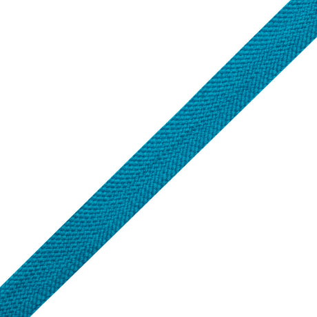 Turquoise Wool Braided Tape - 0.75"
