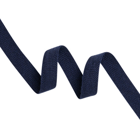 Navy Wool Braided Tape - 0.75"