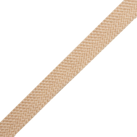 Beige Wool Braided Tape - 0.5"