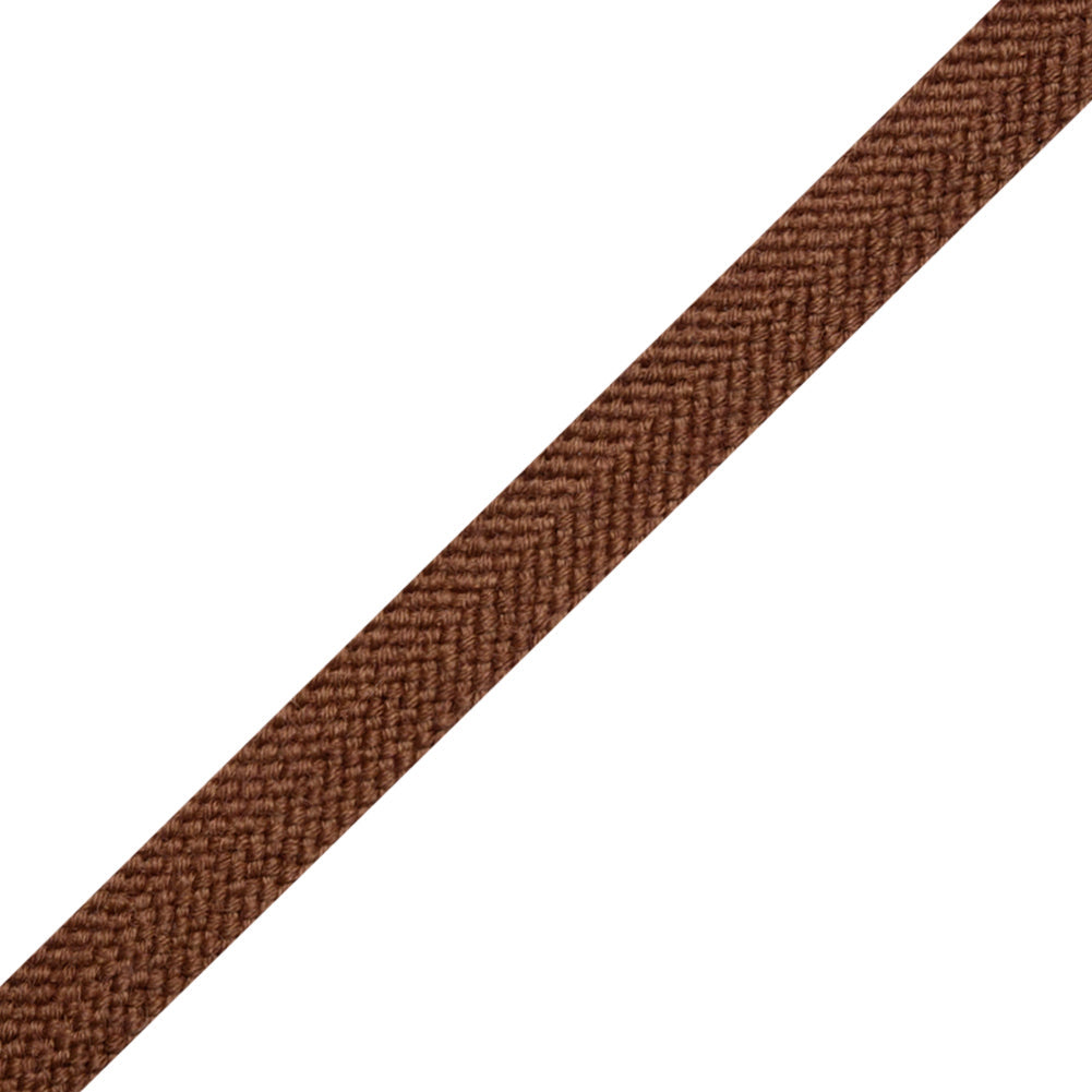 Brown Wool Braided Tape - 0.5"