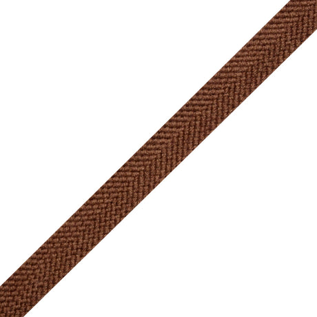 Brown Wool Braided Tape - 0.5"