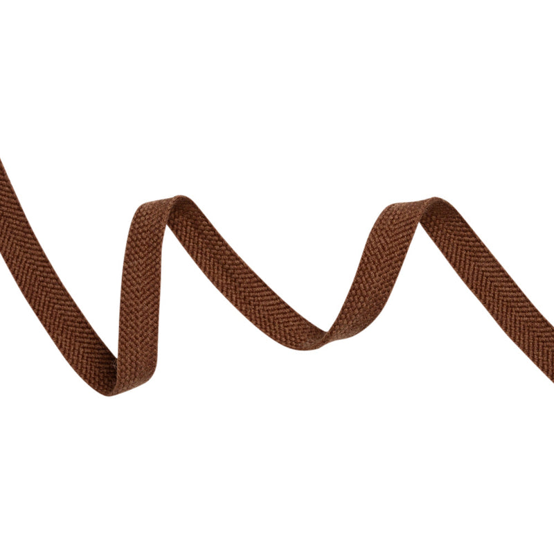 Brown Wool Braided Tape - 0.5"