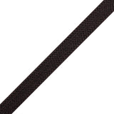 Chocolate Wool Braided Tape - 0.5"