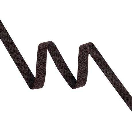 Chocolate Wool Braided Tape - 0.5"