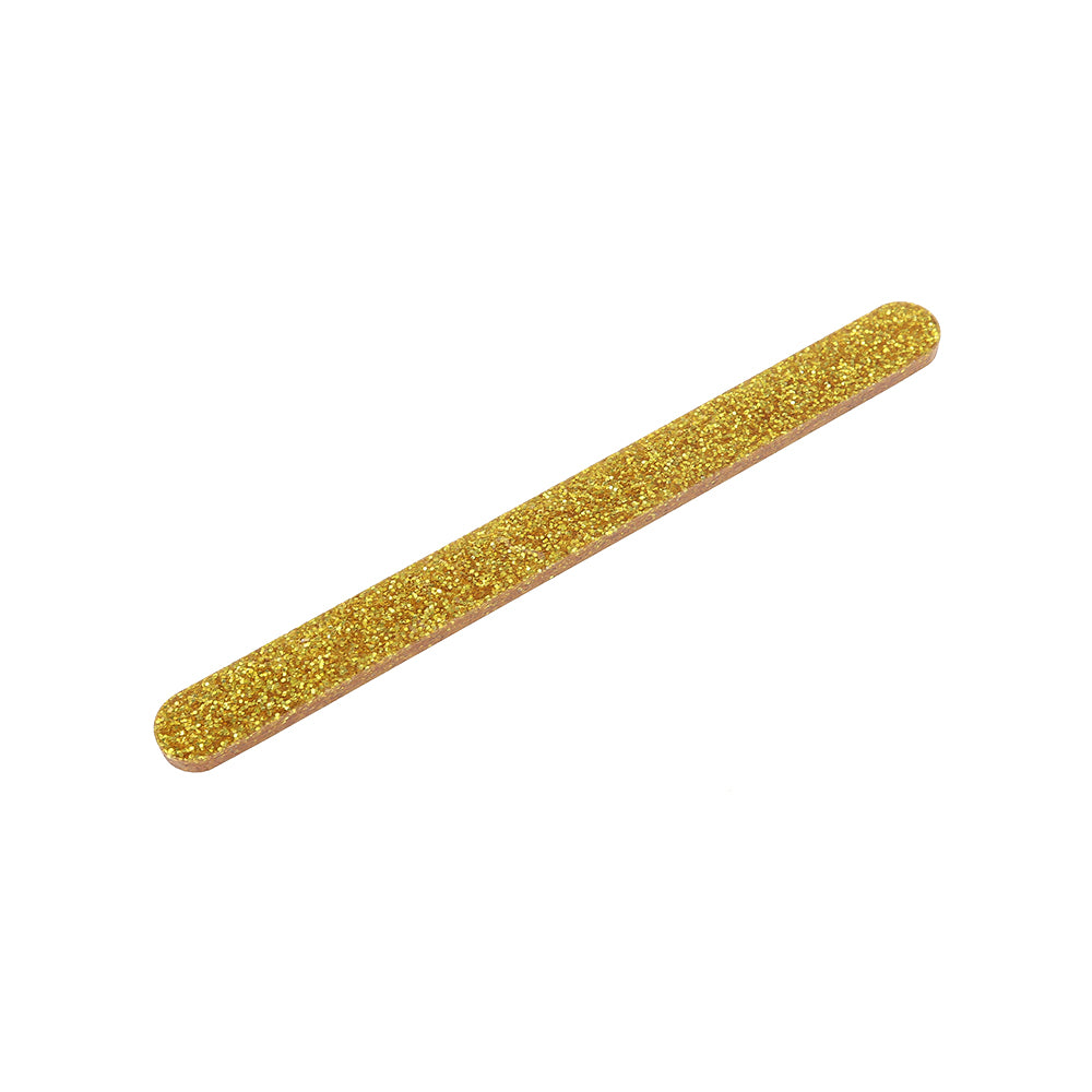 O'Creme Cakesicle Popsicle Yellow Gold Glitter Acrylic Sticks, 4.5" - Pack of 50