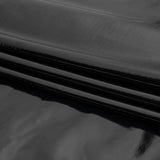 Black Stretch Faux Patent Leather
