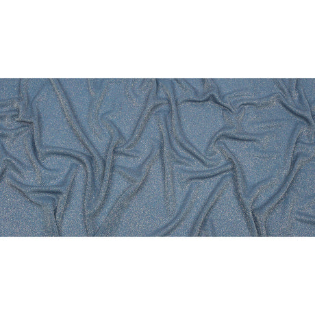 Nylon Knit with All-Over Glitter - Baby Blue - Sun Streams Collection