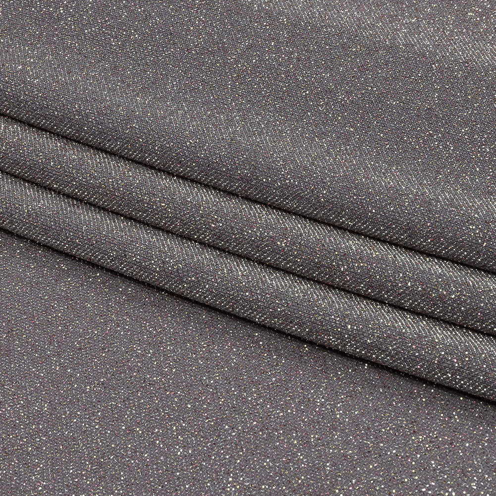 Nylon Knit with All-Over Glitter - Lilac and Silver - Sun Streams Collection